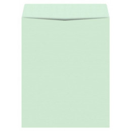 9" X 4" Green Cloth Office Envelope/Courier Cover (100 Covers)