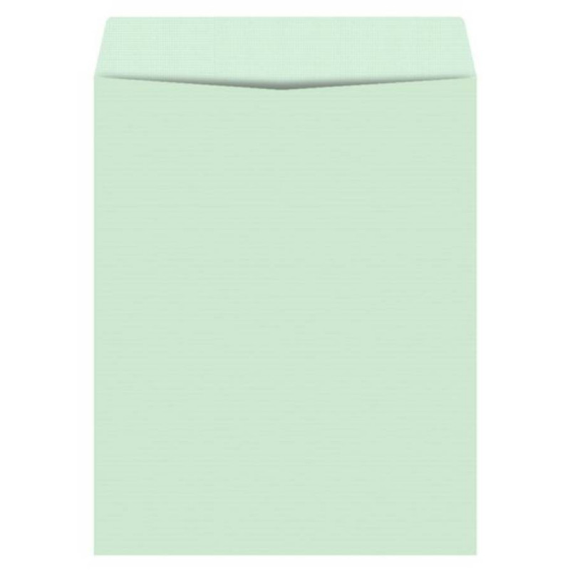 10" X 4.5" Green Cloth Office Envelopes (25 Envelopes)