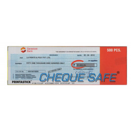 Printastick Cheque Safe...