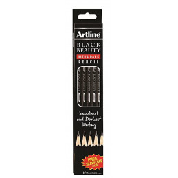 Artline Black Beauty Ultra dark Pencil (10 Pencils)