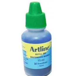 Artline ESK 15 White Board Marker Ink (15 ml, Green, Pack of 10) -Use for 157 RI White Board Markers