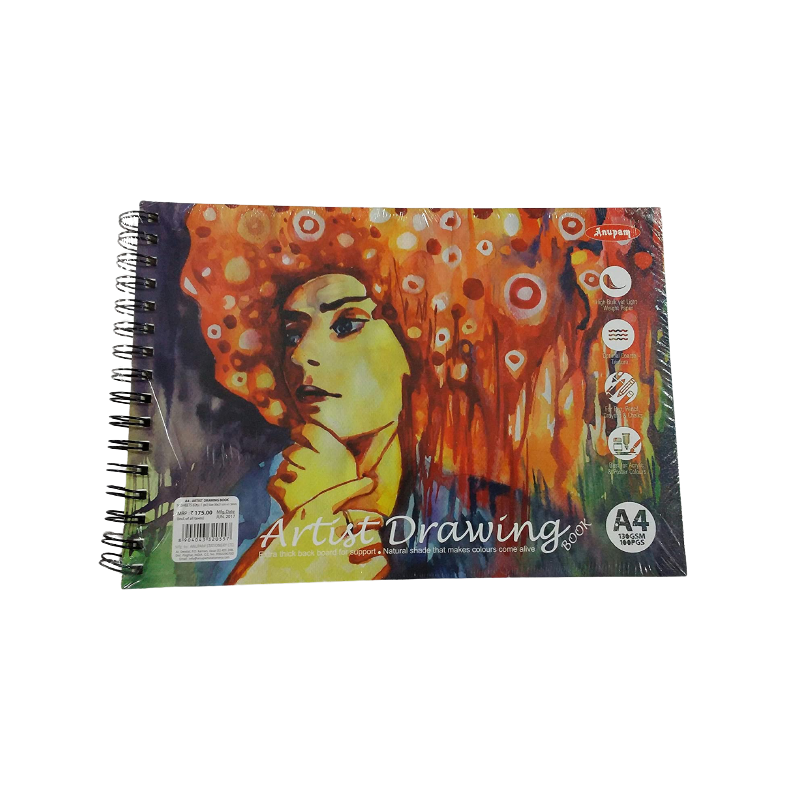 Anupam Artist Drawing Book (A4,130 GSM,50 Sheets)