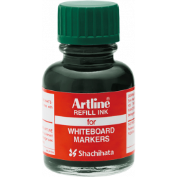 Artline  ESK 50 White Board Marker Ink (20 ml, Green, Pack of 10) - Confirms RoHS standards