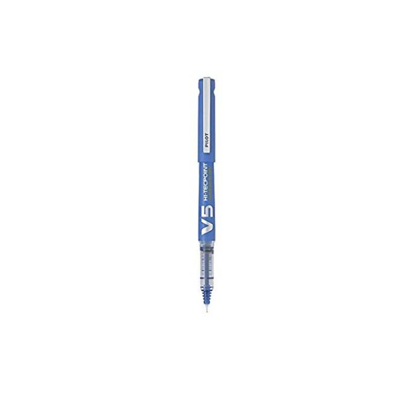  Pilot Hi-Tecpoint V5 Pen, Blue (Pack of 12) : Office Products