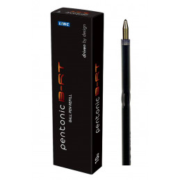 Linc Pentonic B-RT Ball Pen Refills (Black, Pack of 20)