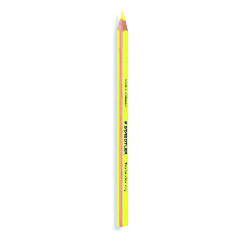 Staedtler Textsurfer Dry Highlighter Pencil Yellow Twin Pack 