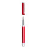 STAEDTLER Triplus Fountain Pen (Roaring Red) 474 -Triangular Shape, Medium Nib, Blue Ink Cartridge with Ink Converter