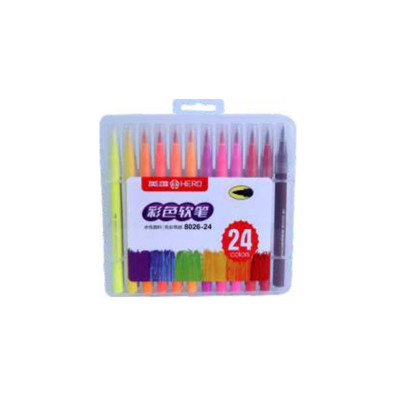 Hero Colour Pens (24 Colours)