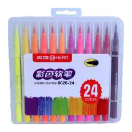 Hero Colour Pens (24 Colours)