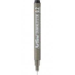 Artline Drawing Pen (Black,0.2mm)