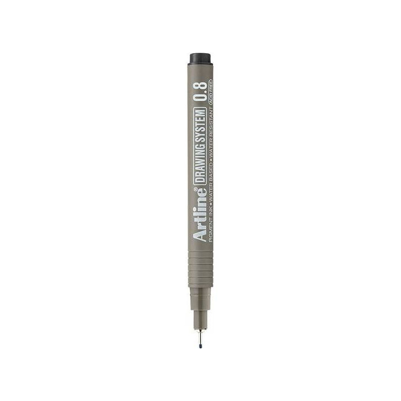 Amazon.com: artline Drawing System Pens, 0.2, 0.4, 0.6, 0.8 mm Writing  Widths, Black, 4 Pack (EK-230-4PW2) : Everything Else