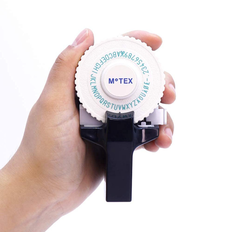 MoTEX E101 Embossing Machine/Label Maker & Manual Printer