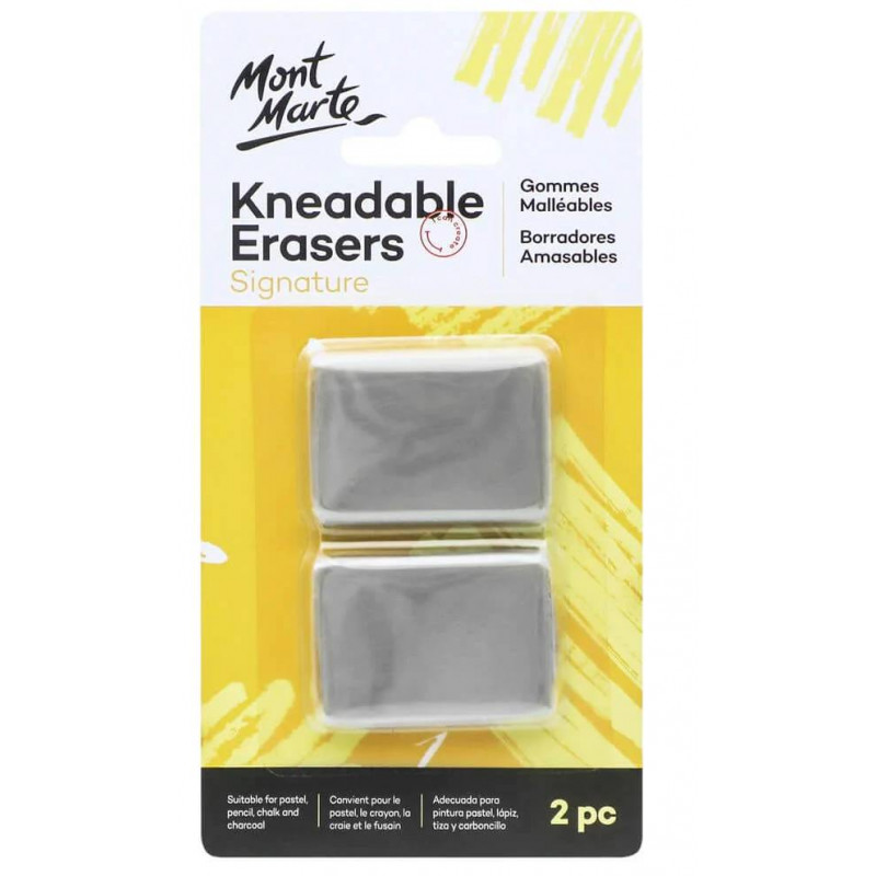 Mont Marte Kneadable Erasers Signature (2 Pcs) MAXX0004