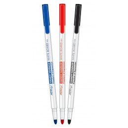Add Gel Handy White Board Pen (30 Pens - 3 Mixed Colours- Blue,Black,Red)