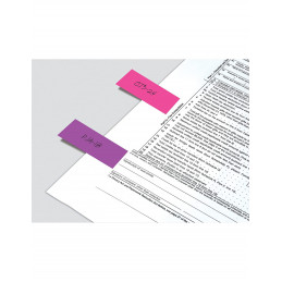 3M Post-it® Page Markers 0.75" X 3", Assorted Colors, 200 Page Markers/Pack - 3 Pads ( 3 X200)