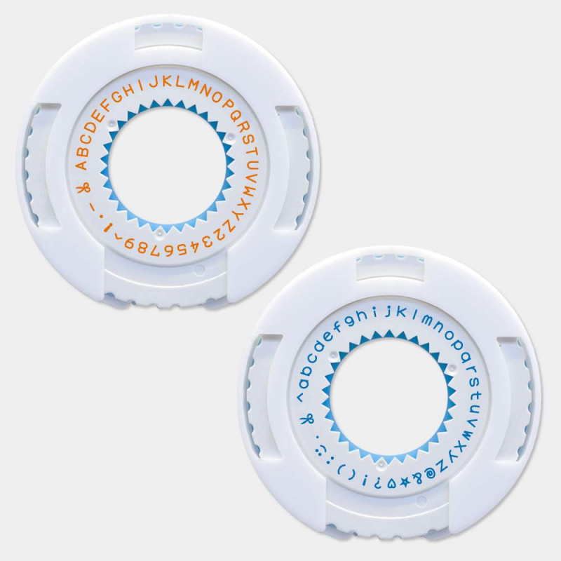 MoTEX E202 Embossing Machine, Label Maker/Label Printer with Spare Wheel