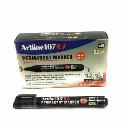 Pentel N450 Permanent Marker - Brown, Xtra Large Size (Pack of 10)