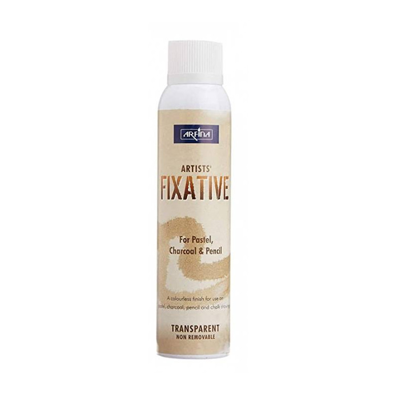 Find out what the fixative spray is used for