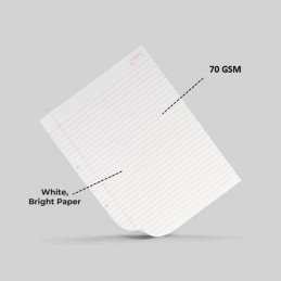 Classmate Project Sheets/Paper - Ruled (28.0 cm x 22.0 cm, 20 Packs - 25 Loose Sheets in Each Pack)