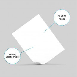 Classmate Project Sheets/Paper - Un Ruled (28.0 cm x 22.0 cm, 15 Packs - 50 Loose Sheets in Each Pack)