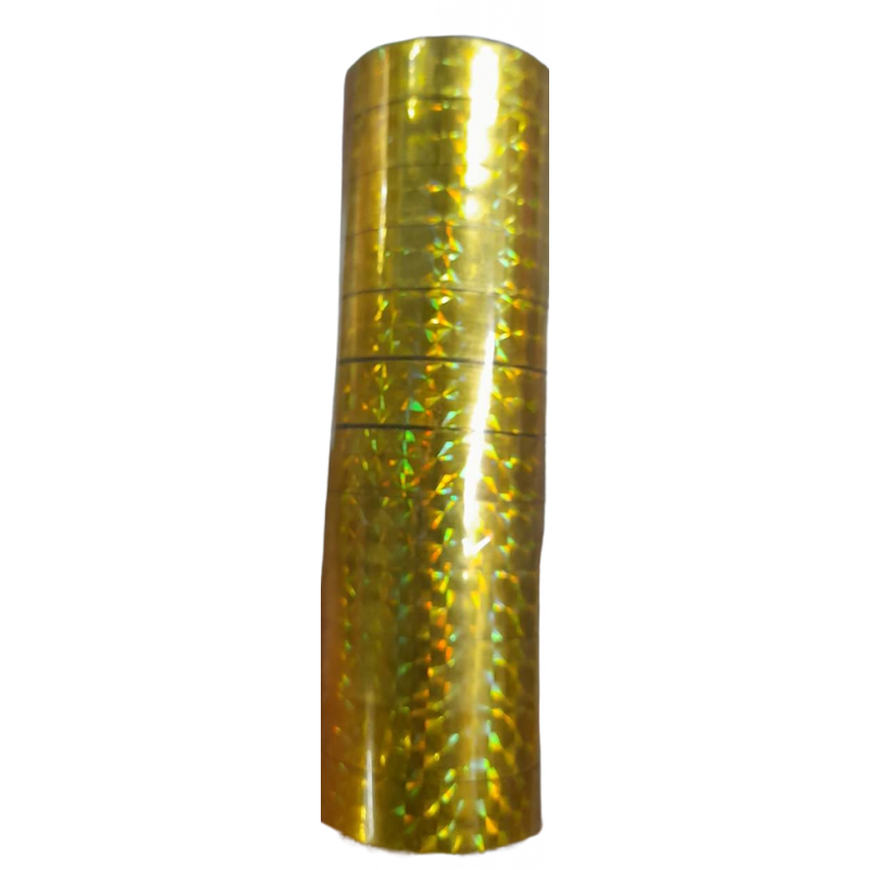 Large Glitter Tape Gold 50mm x 5m Roll