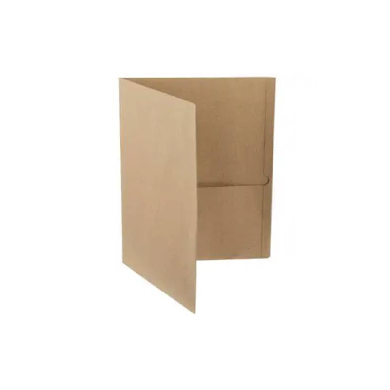 Brown Kraft Paper Folder - For School, Office & College,