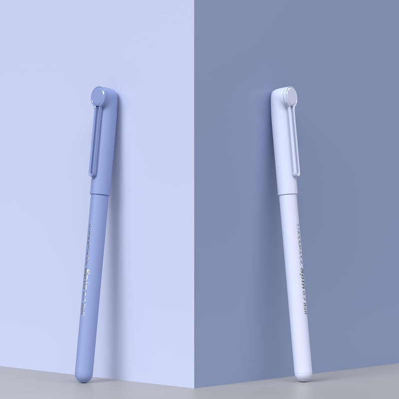 Classmate Spin Ball Pen (Blue & Black Combo) 10 Pens in Each Colour