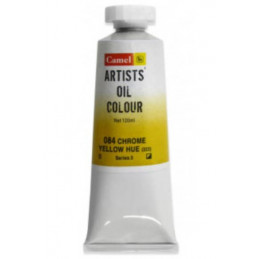 Camel Artist Oil Colour Tube- Chrome Yellow Hue (120ml,0125084)